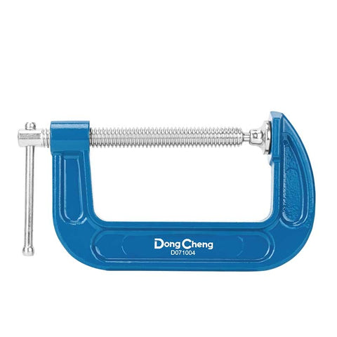 DongCheng HD071003 3-Inch / 75mm Heavy-Duty Malleable Cast Iron G-Clamp (T-Shaped Thread)
