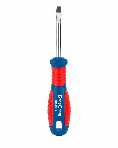 DongCheng HD090315 SL8 x 200mm Heavy-Duty Magnetic Chrome Vanadium (CR-V) Slotted Screwdriver