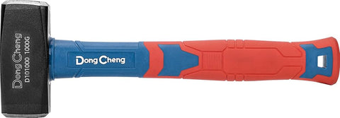 DongCheng HD101000 1000g Heavy-Duty Drop-Forged 45# Carbon Steel Stoning Hammer