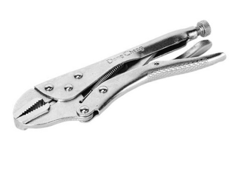 DongCheng HD071604 10-Inch / 220mm Heavy-Duty Straight Jaw Locking Plier (Opening Size 43±3mm)
