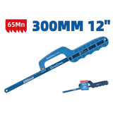 DongCheng HD112502 12" / 300mm Mini Hand Hacksaw Frame with 24 TPI 65Mn Blade for Confined Spaces