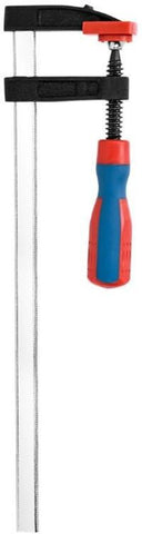 DongCheng HD071203 50x250mm Heavy-Duty Woodworking F-Clamp with Ergonomic Handle (170 KGS Clamp Force)