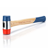 DongCheng HD101702 40mm Soft Face Non-Marring Finishing Hammer with Fiberglass Handle