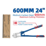 DongCheng HD115324 24" / 600mm Industrial Heavy-Duty Bolt Cutter (Φ8mm Medium-Carbon Steel)