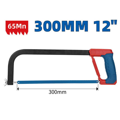DongCheng HD121012 12" / 300mm Professional Lightweight Hacksaw Frame with ABS + TPR Soft Grip Handle