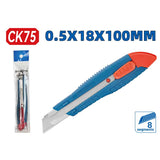 DongCheng HD110118 18mm Heavy-Duty Snap-Off Utility Knife with CK75 High-Carbon Steel Blade