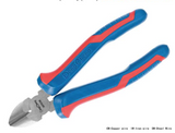 DongCheng Diagonal Cutting Pliers 6 Inch / 160mm, 62 HRC, Copper/Iron/Steel Wire Cutting Pliers with Two-Color Handle