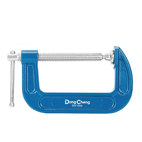 DongCheng HD071005 5-Inch / 125mm Heavy-Duty Malleable Cast Iron G-Clamp (T-Shaped Thread)