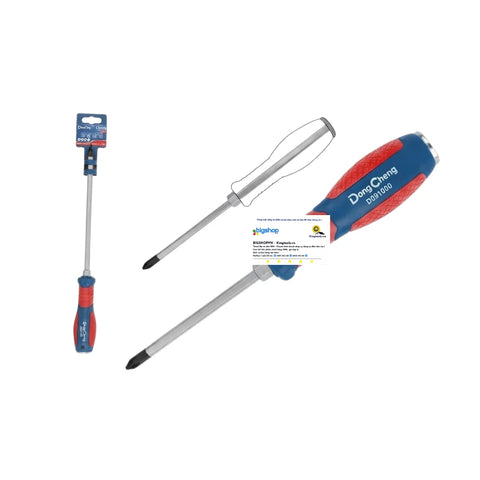 DongCheng HD091001 PH2 x 150mm Strike-Through Hex Shank Phillips Impact Screwdriver (CR-V Steel)