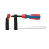 DongCheng HD071204 80x300mm Heavy-Duty Deep-Throat Woodworking F-Clamp (270 KGS Clamp Force)