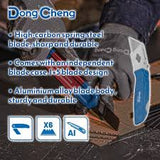 DongCheng HD110406 150mm Heavy-Duty Aluminum T-Model Utility Knife with 6 PCS CK75 Trapezoid Blades