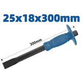 ongCheng HD102301 25 x 18 x 300mm Heavy-Duty Drop-Forged 45# Carbon Steel Cold Chisel with Hand Guard