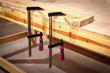 DongCheng HD071203 50x250mm Heavy-Duty Woodworking F-Clamp with Ergonomic Handle (170 KGS Clamp Force)
