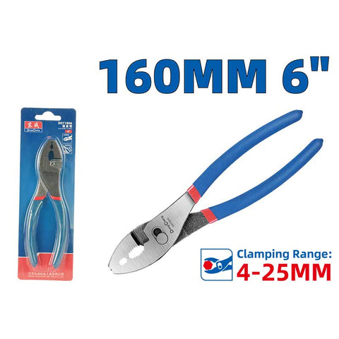 DongCheng HD071806 6-Inch / 160mm Heavy-Duty Adjustable Slip Joint Plier