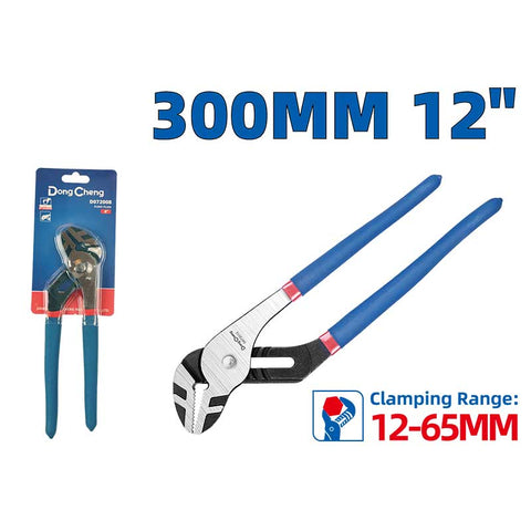 DongCheng HD072012 12-Inch / 300mm Heavy-Duty Water Pump Plier (Max Clamping Open 65mm)