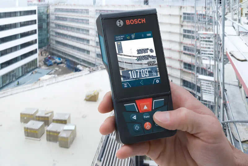 Bosch Professional PRO GLM 150 C Laser Measure | 150 m | Digital Viewfinder | Bluetooth