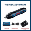 Bosch GO 2.0 Professional Cordless Screwdriver Kit | 3.6V | 5 Nm | 33-Piece Bit Set | 06019H2181