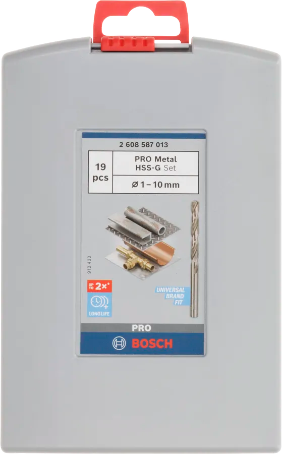 Bosch Professional PRO Metal HSS-G Twist Drill Bit Set
