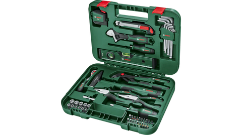 Bosch Advanced Hand Tool Set 52-Piece | Ratchet, Pliers, Sockets, Bits & Hex Keys
