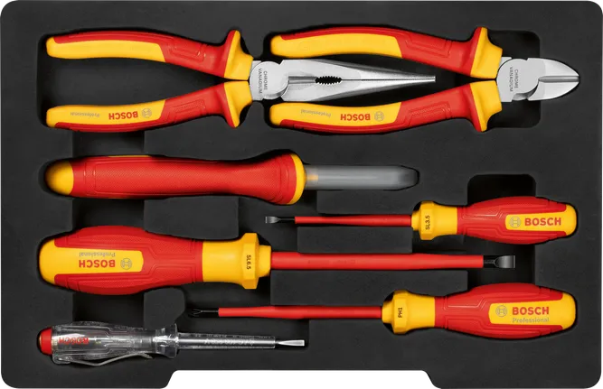 Bosch Professional VDE Hand Tools Mixed Set 7 Pcs – 1 600 A02 NG3