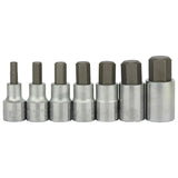Stanley, Stanley 1-89-099, Stanley Hex Bit Socket Set, 7Pcs Hex Bit Socket Set, 1/2 Inch Square Drive Socket Set, Metric Hex Bit Socket, Allen Bit Socket Set, Chrome Vanadium Socket Set, Professional Socket Set, Mechanic Tool Set, Automotive Repair Tools, Industrial Hand Tools, Workshop Tools, Garage Equipment, Torque Wrench Accessories, Ratchet Socket Set, Hex Socket Set, Heavy Duty Socket Set, Stanley Hand Tools, Lion Tools Mart