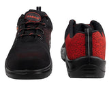 Karam Flytex Red & Black Sporty Safety Shoes FS215