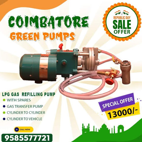 Portable Cylinder to Cylinder Gas Transfer Pump with Accessories | Green Pumps