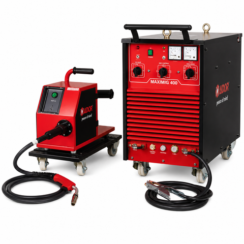 ADOR MAXIMIG 400 MIG/MAG Welding Rectifier with 2 Roll Wire Feeder