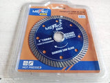 METPLUS Diamond Saw Blade – Segmented, Turbo & Rim Diamond Cutting Blade for Granite, Marble, Concrete, Stone & Tiles