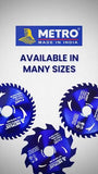 METPLUS TCT Cutting Wheel – Tungsten Carbide Tipped Saw Blade for Fast, Clean & Durable Cutting Applications