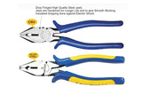 METRO Combination Plier 8 Inch CRV / Alloy Steel with Insulated Grip for Electrical and General Applications