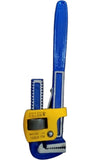 METRO Pipe Wrench Heavy Duty Drop Forged Steel with Hardened Jaws for Plumbing and Maintenance Work