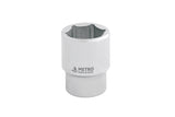 METRO Hexagon Socket 3/4 Inch Drive CRV, Chrome Vanadium Heavy-Duty Socket for Automotive, Mechanical & Workshop Applications