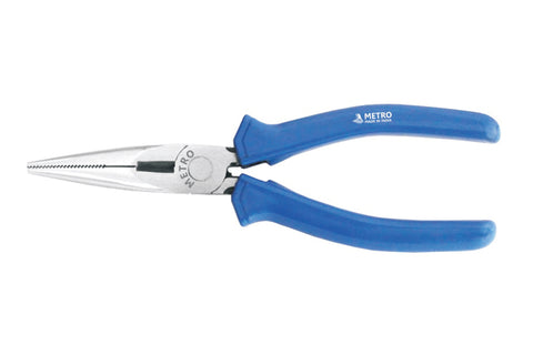 METRO Nose Plier CRV 6 Inch – Chrome Vanadium Long Nose Pliers for Electrical, Repair, Gripping & Workshop Applications