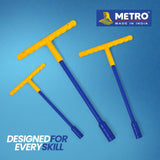  METRO Hex CRV T-Spanner in 7mm to 19mm sizes with or without sleeve. Ideal for motorcycle servicing, mechanical repair and workshop applications.