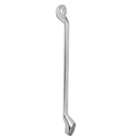 METRO Shallow Offset Ring Spanner Chrome Vanadium CRV, Professional Ring Wrench for Automotive, Mechanical, Workshop & Maintenance Applications