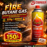 Magic Butane Gas Canister (225g / 400ml) – High-Efficiency Fuel for Portable Stoves & Torches