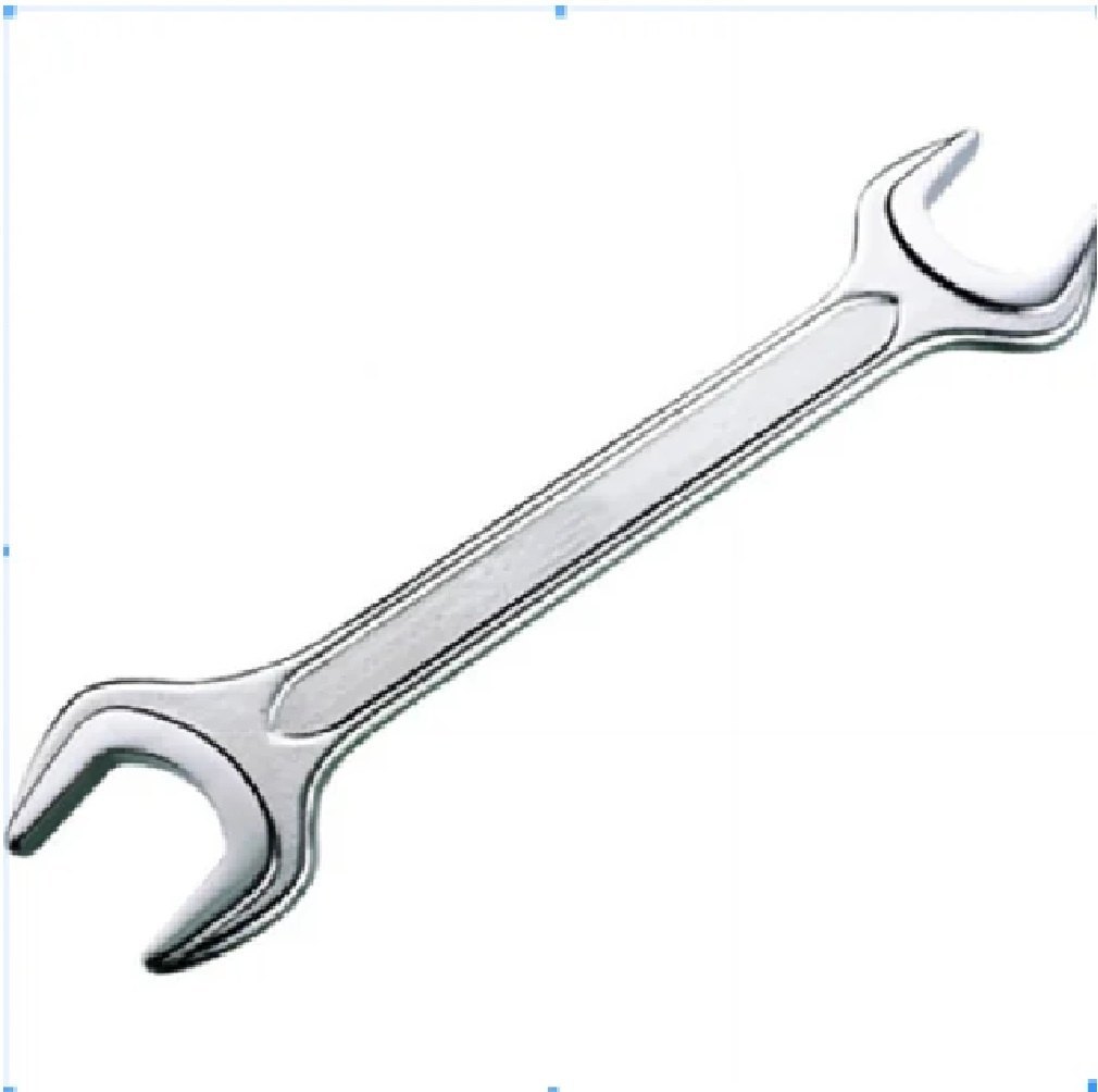 METRO Double Open End Spanner Chrome Vanadium CRV, Professional Hand Wrench for Automotive, Mechanical, Workshop & Maintenance Applications