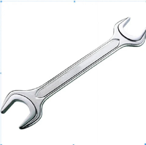 METRO Double Open End Spanner Chrome Vanadium CRV, Professional Hand Wrench for Automotive, Mechanical, Workshop & Maintenance Applications