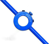Metro Round Die Handles — heavy alloy steel body, hardened screw, 13/16" to 2". For manual die turning