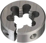 Metro Carbon Steel Round Dies – Double Chamfered, BSW & Metric Sizes