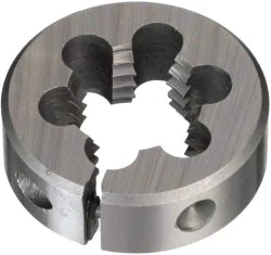 Metro Carbon Steel Round Dies – Double Chamfered, BSW & Metric Sizes