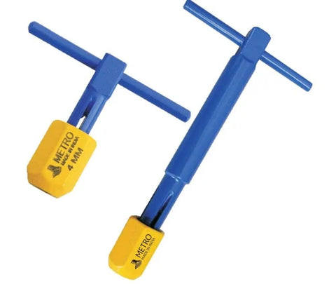 Metro T-Tap Handle — 3mm to 12mm, standard & extended reach. For manual tap turning. 