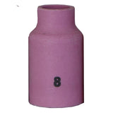 Weldcraft 54N14 No. 8 TIG Welding Ceramic Nozzle – 1/2" Gas Lens Cup