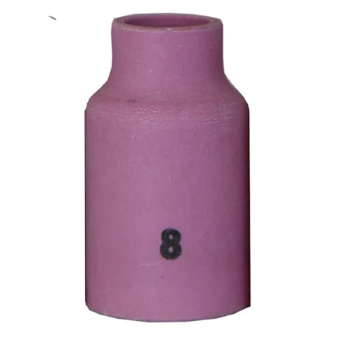 Weldcraft 54N14 No. 8 TIG Welding Ceramic Nozzle – 1/2" Gas Lens Cup