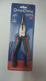 DONGCHENG Long Nose Pliers 6 Inch (160 mm) – 62 HRC High Hardness Needle Nose Pliers with Two-Color Handle