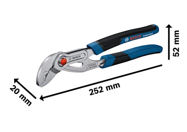 Bosch Sanitary Water Pump Pliers 250 mm 1 600 A02 W3N