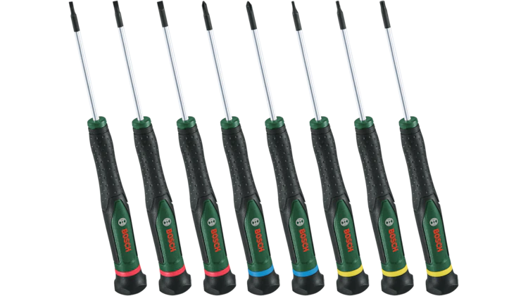 Bosch Precision Screwdriver Set 8-Piece Order No. 1600A02Z9M