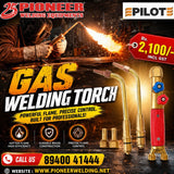 Pilot Gas Welding Torch – Heavy Duty Brass Gas Welding & Brazing Torch