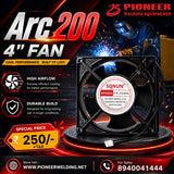 Pioneer Arc 200 Welding Machine 4" Cooling Fan (SQNUN DP200A)